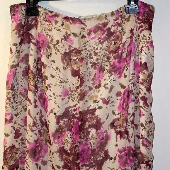 🌹NWT:Samuel Dong Floral Pink Maxi Skirt - Picture 2 of 10